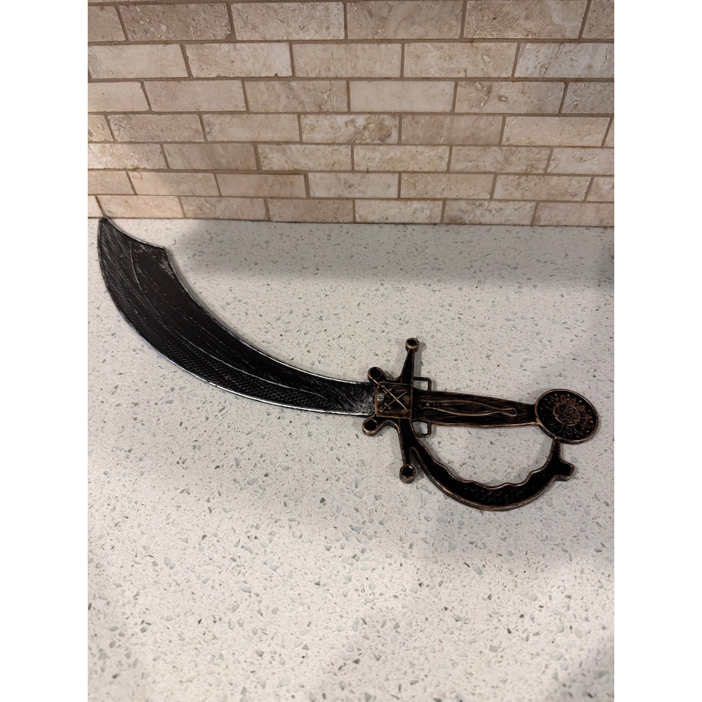 Pirate Cutlass Sword Costume Accessory 19 Inch Plastic Halloween Toy